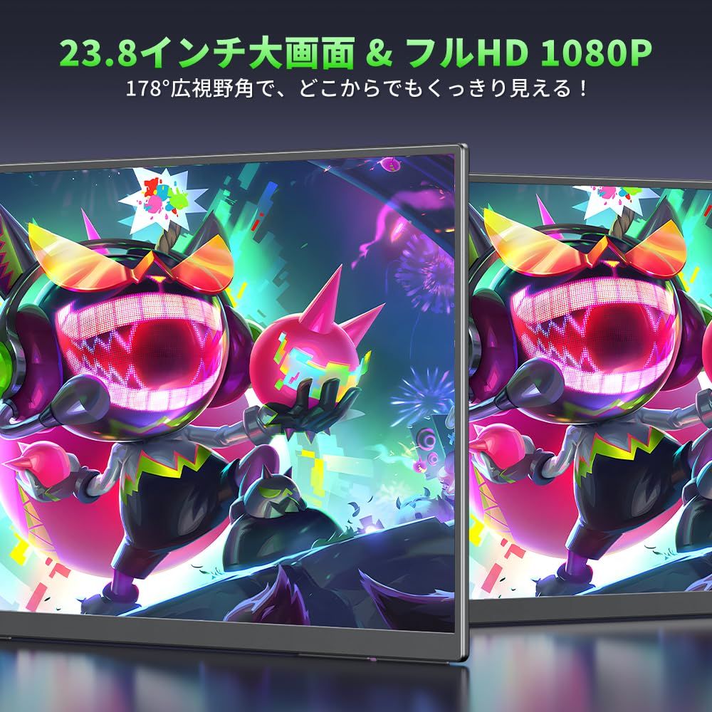 新品 【発売セール】cocopar モバイルモニター 23.8インチ 100Hz 大