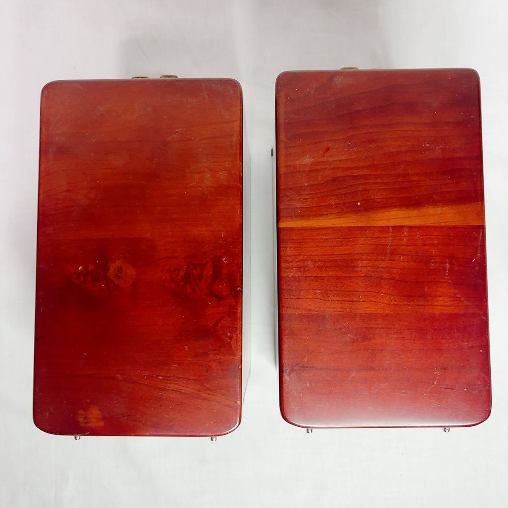 Victor フルレンジウッドコーンスピーカー　ペア　SP-EXAK1 ② Victor SP-EXAK1 シリアル同番 ウッドコーンスピーカー フルレンジ