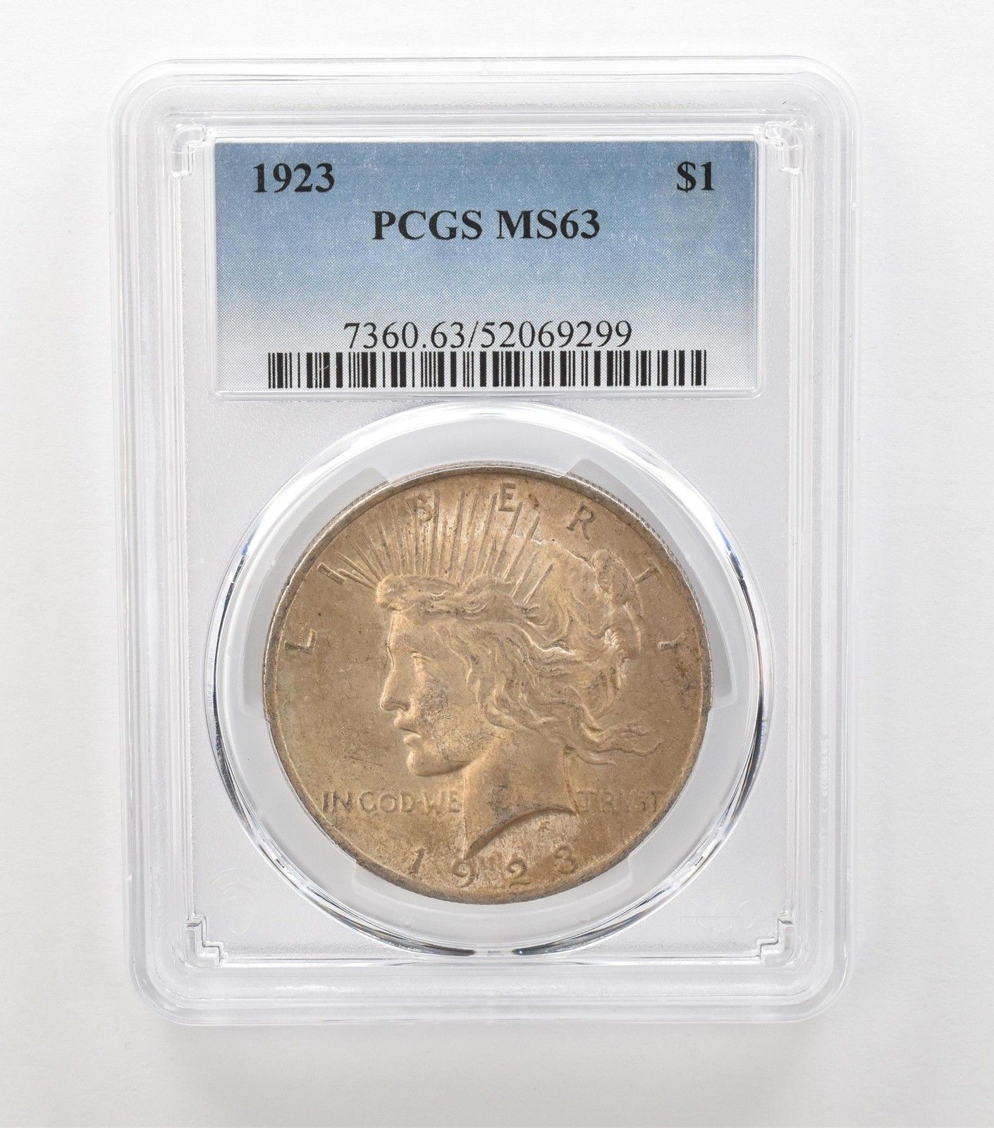 1923年 ピースシルバードル MS63 PCGS T *6902 - メルカリ