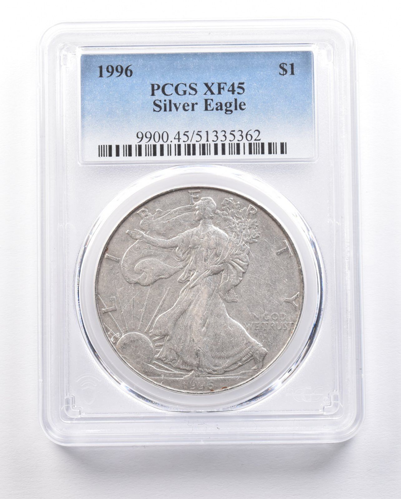 1996年 アメリカン シルバー イーグル XF45 PCGS *4777 - メルカリ