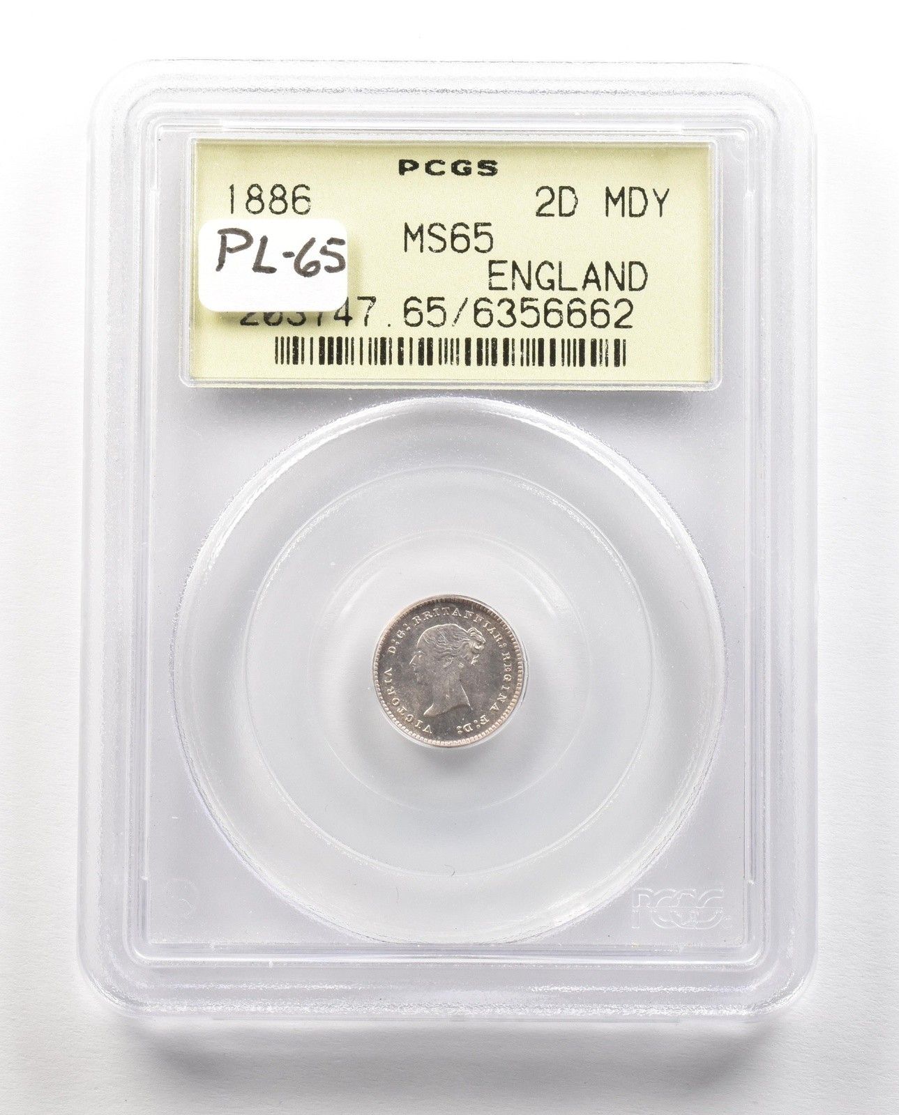 1886年 イギリス 2ペンス マウンディ MS65 PCGS OGH *4804 - メルカリ