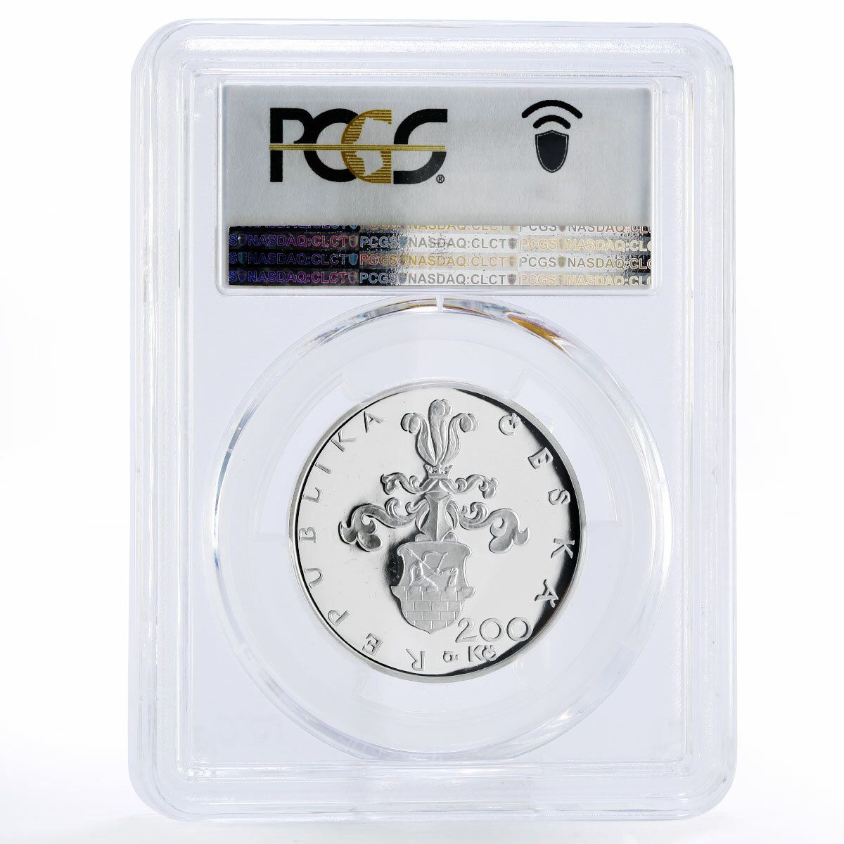 チェコ共和国 200コルナ ミクラス・ダチツキー誕生日 PR69 PCGS 銀貨