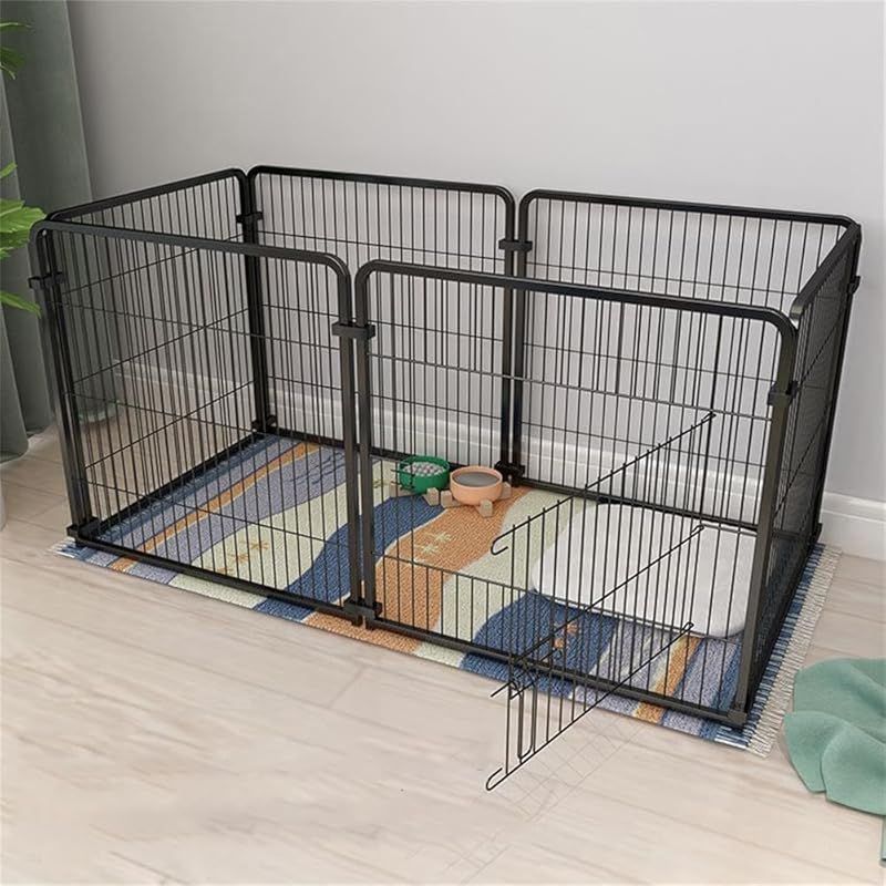 ペットフェンス ペットサークル ドア付き 室内 屋外 置くだけ 柵 自立