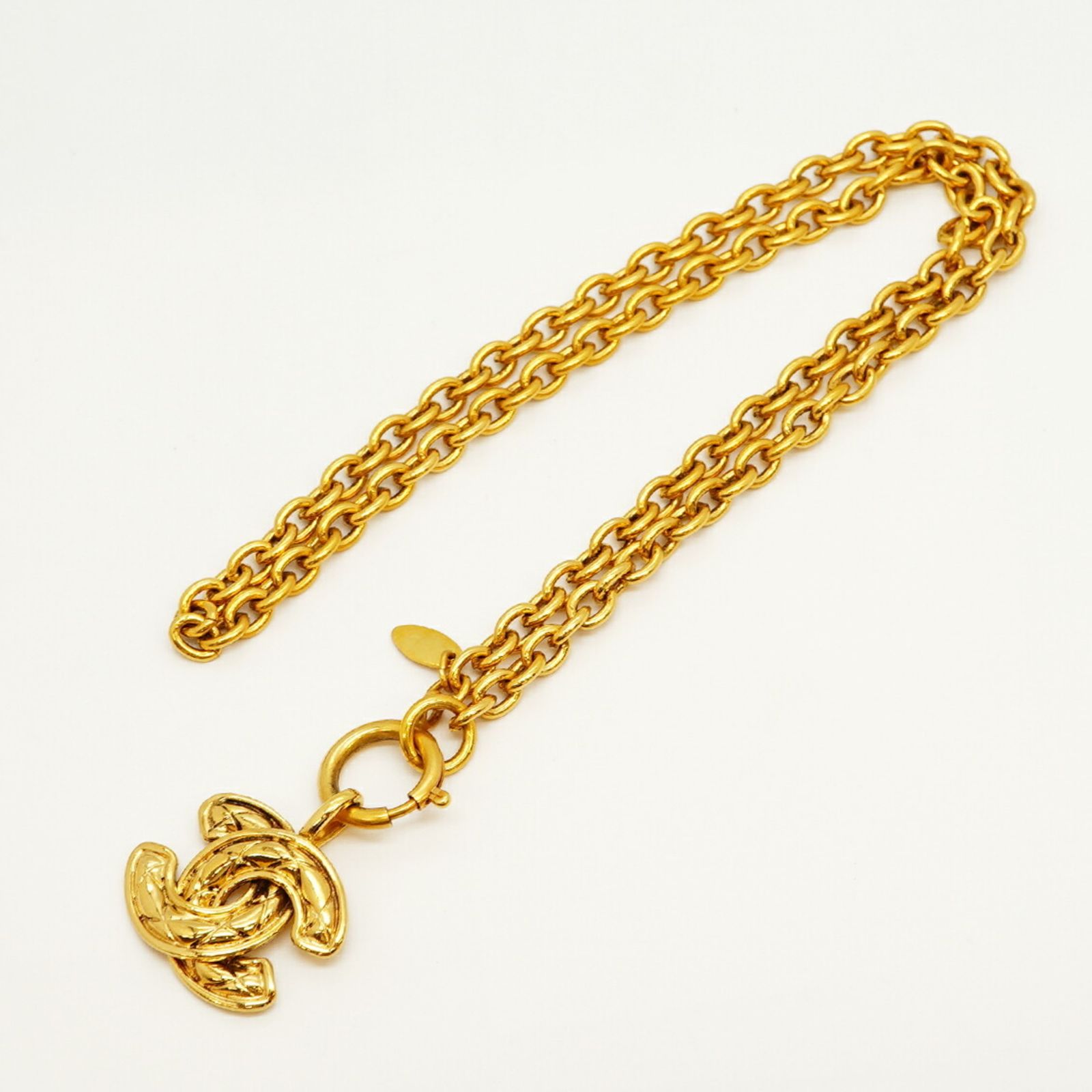 シャネル(Chanel) シャネル ネックレス ココマーク マトラッセ GP