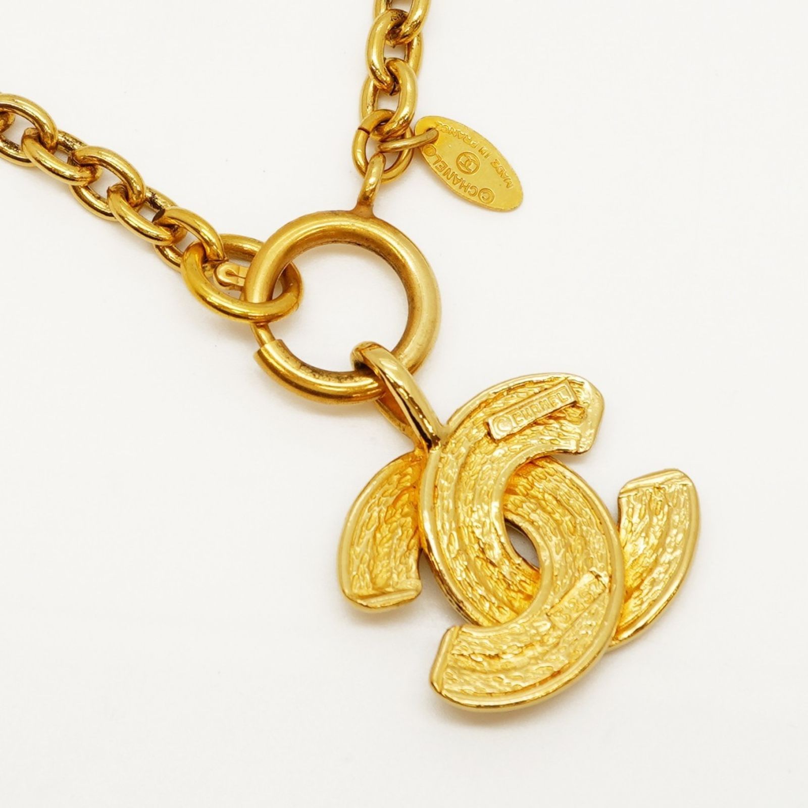 シャネル(Chanel) シャネル ネックレス ココマーク マトラッセ GP