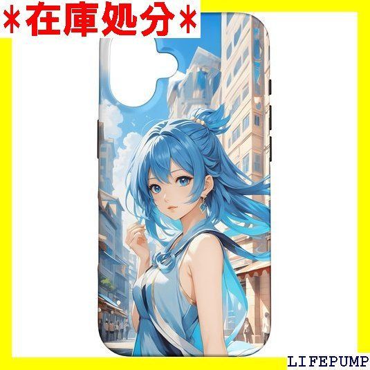 iPhone 16 アニメの女の子、漫画、美学、かわいい、日本語、Waifu プリント スマホケース 2332