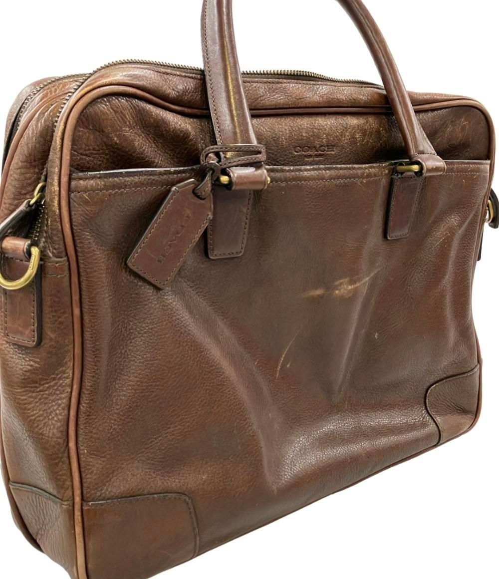 【極美品】COACH ビジネスバッグ ブリーフケース ショルダーバッグ 2way コーチ 2WAY ビジネスバッグ ブリーフケース ショルダーバッグ 斜め