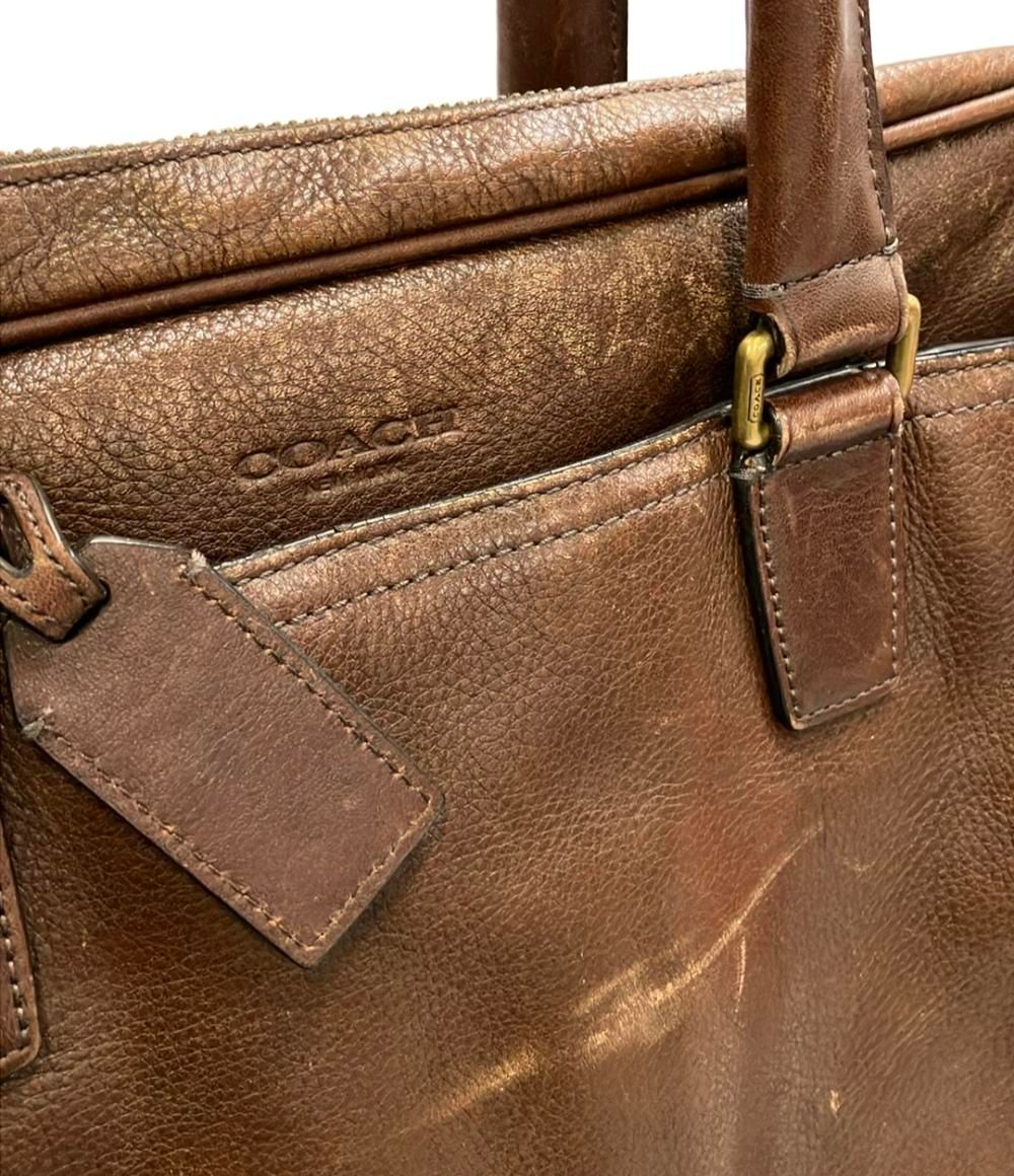 コーチ 2WAY ビジネスバッグ ブリーフケース ショルダーバッグ 斜め