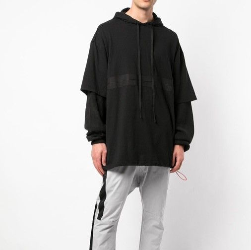 UNRAVEL PROJECT アンレーベルプロジェクト JERSEY DRAWSTRING HOODIE