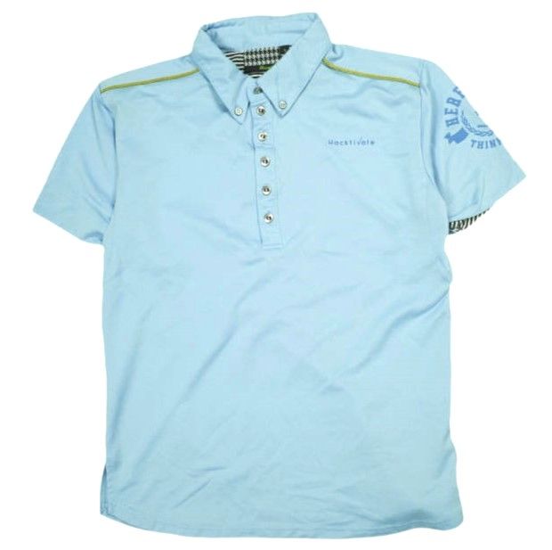 RUSSELUNO ラッセルノ 日本製 Hacktivate ボタンダウンポロシャツ RS