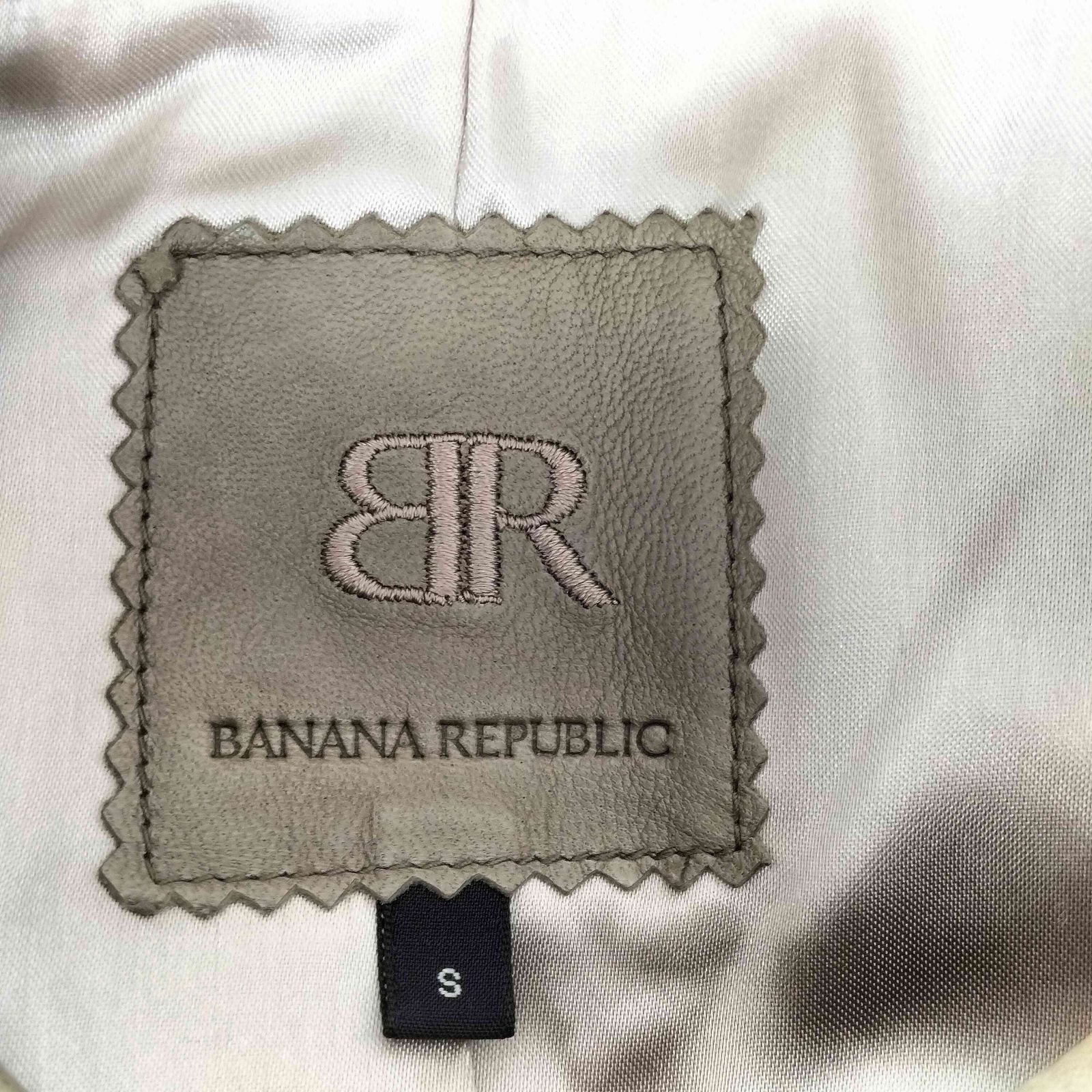 バナナリパブリック BANANA REPUBLIC lamb leather ラムレザー比翼