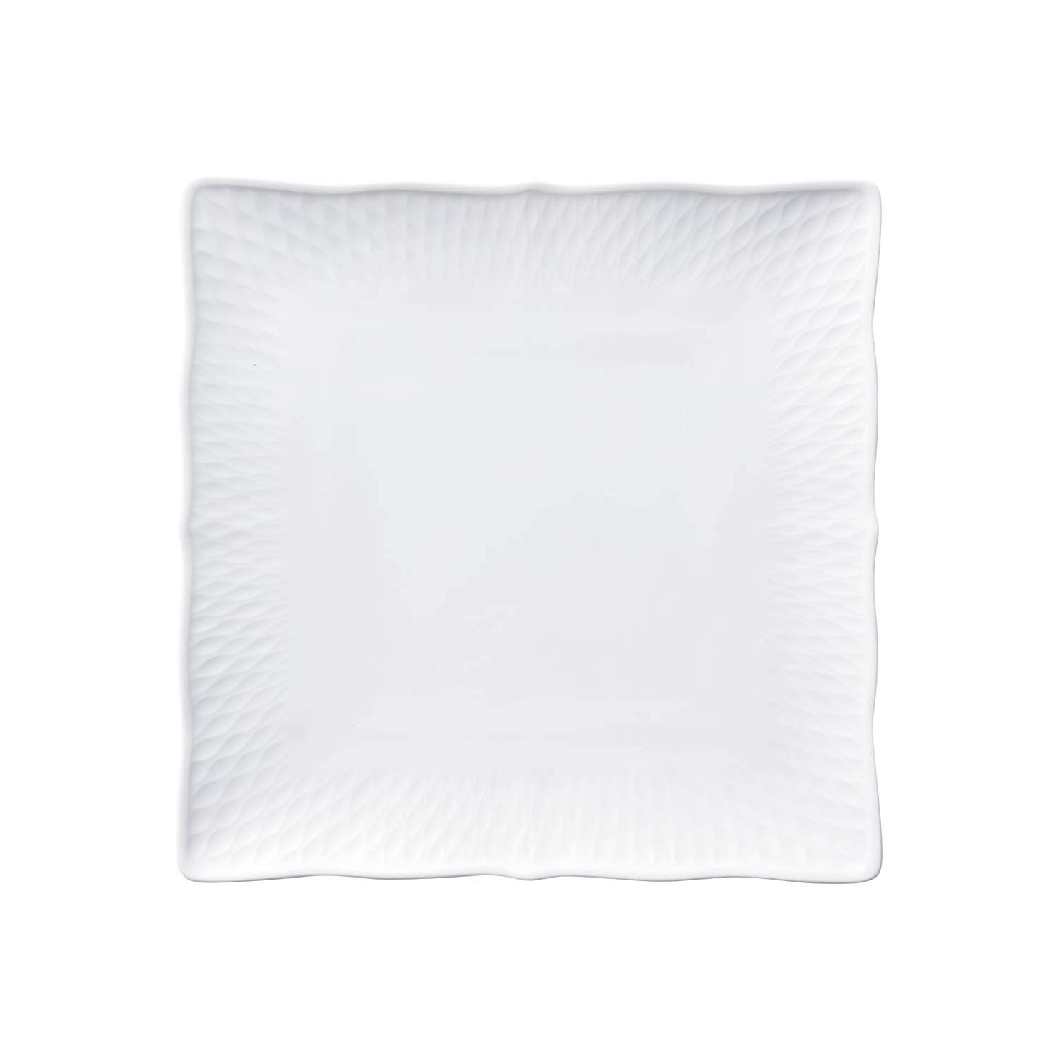 新品 Noritake ノリタケ スクエア プレート 23cm シェール ブラン 電子