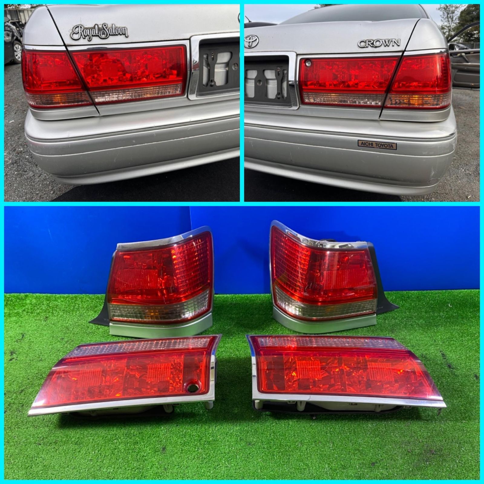 クラウンテールランプ ZT-6866] 純正トヨタ クラウン ロイヤルサルーン JZS175 テールライト