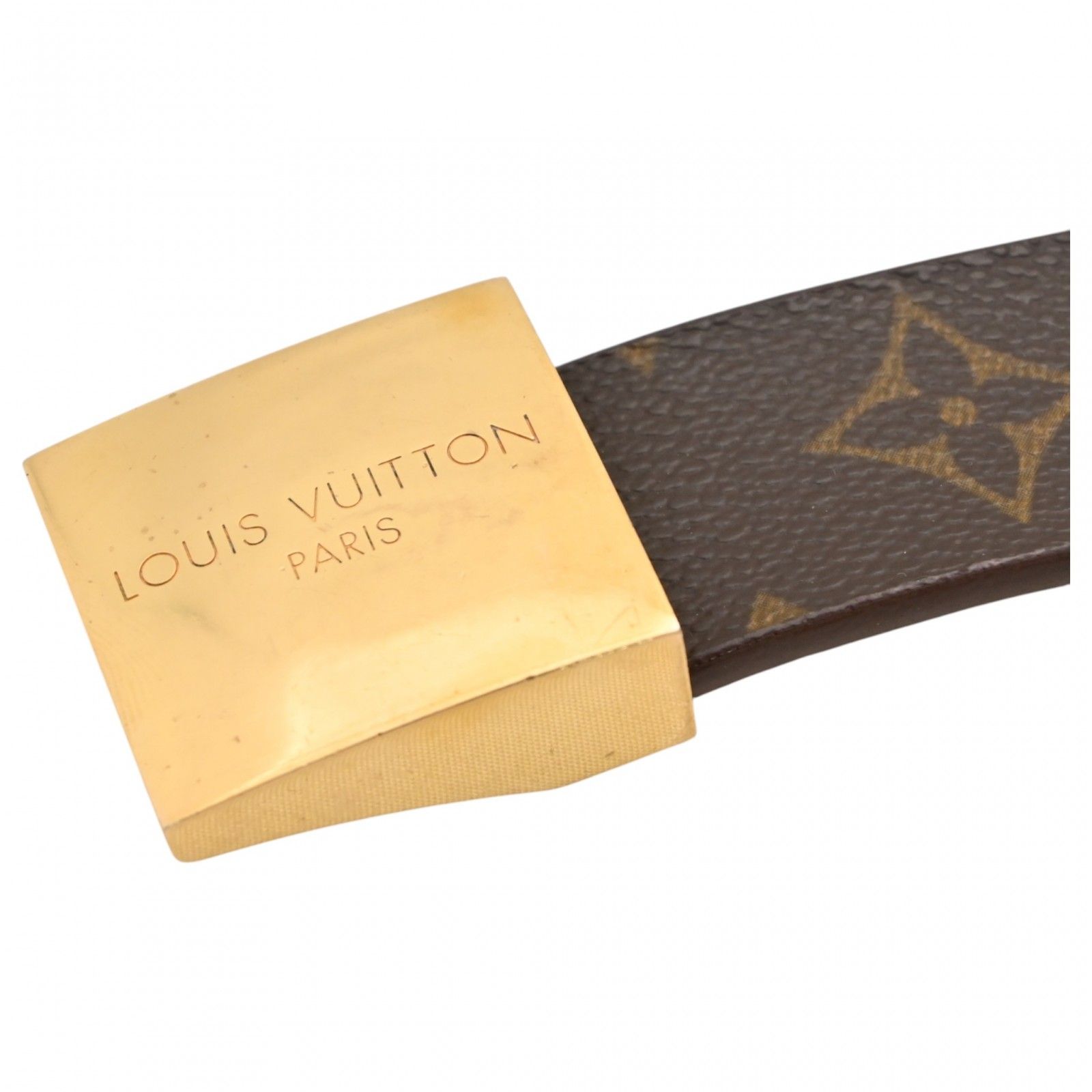 ルイヴィトン モノグラム サンチュール キャレ ベルト Bランク