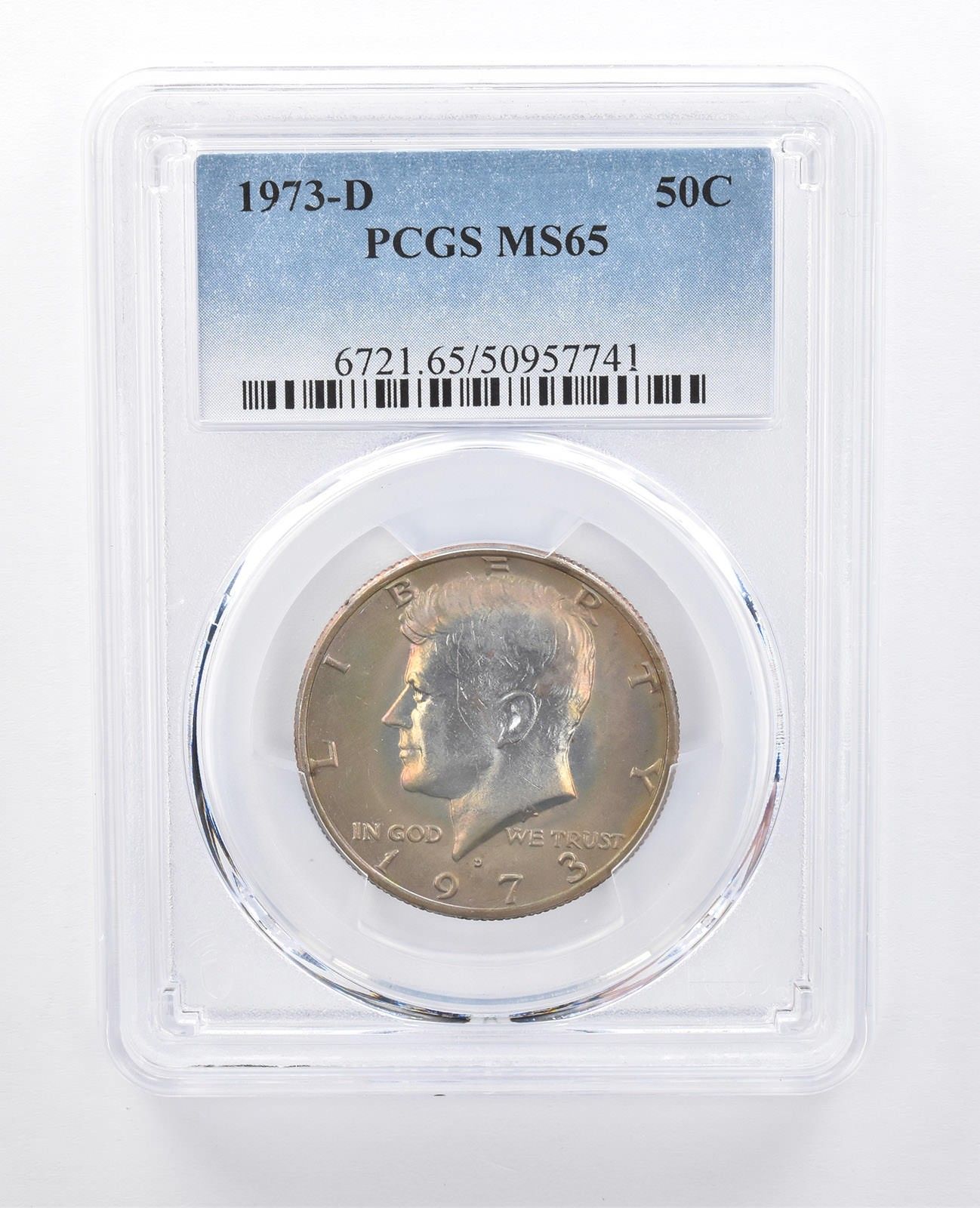 1973-D ケネディ ハーフダラー MS65 PCGS T *8016 - メルカリ