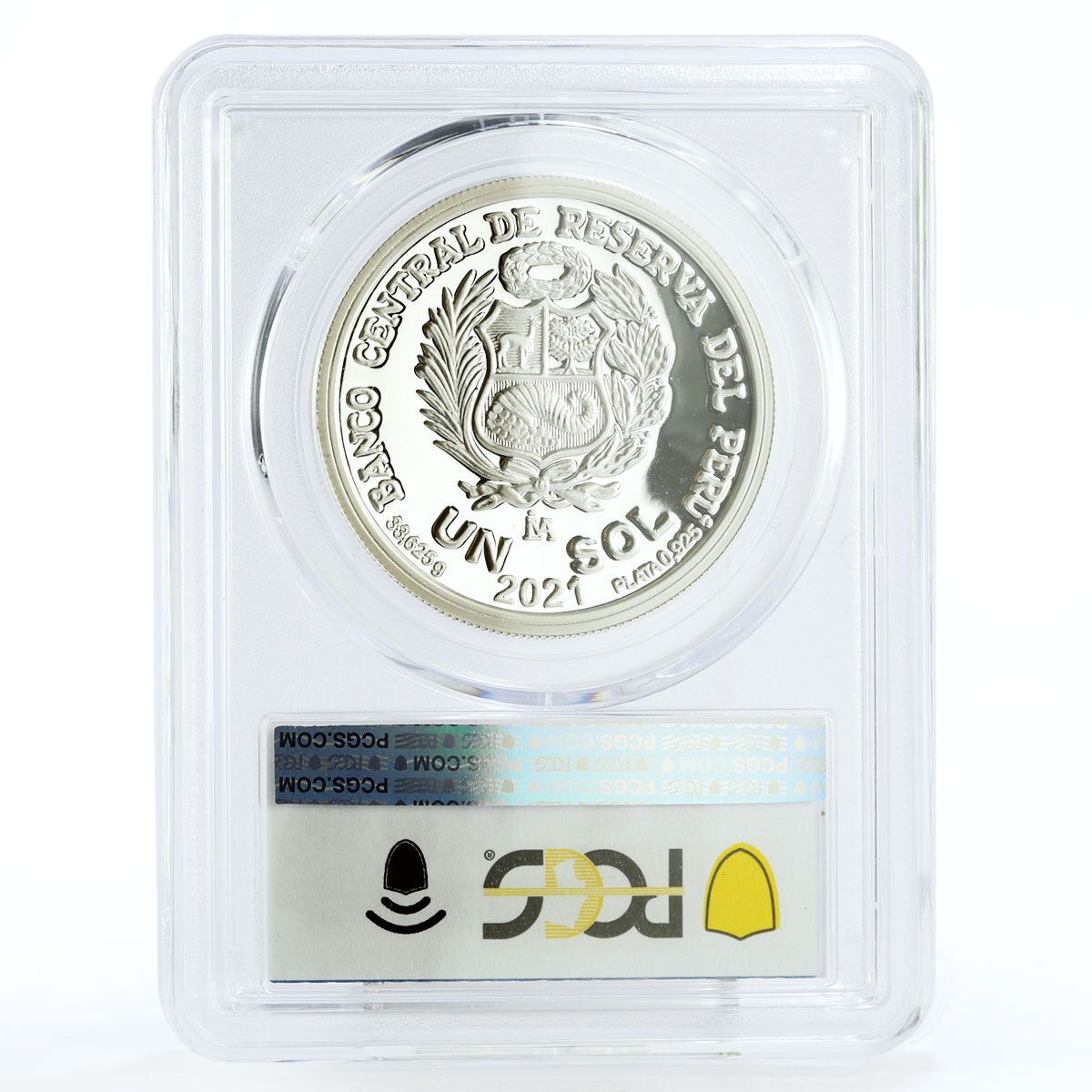 ペルー 1ソル 外務省ビル PR69 PCGS 銀貨 2021年 - メルカリ