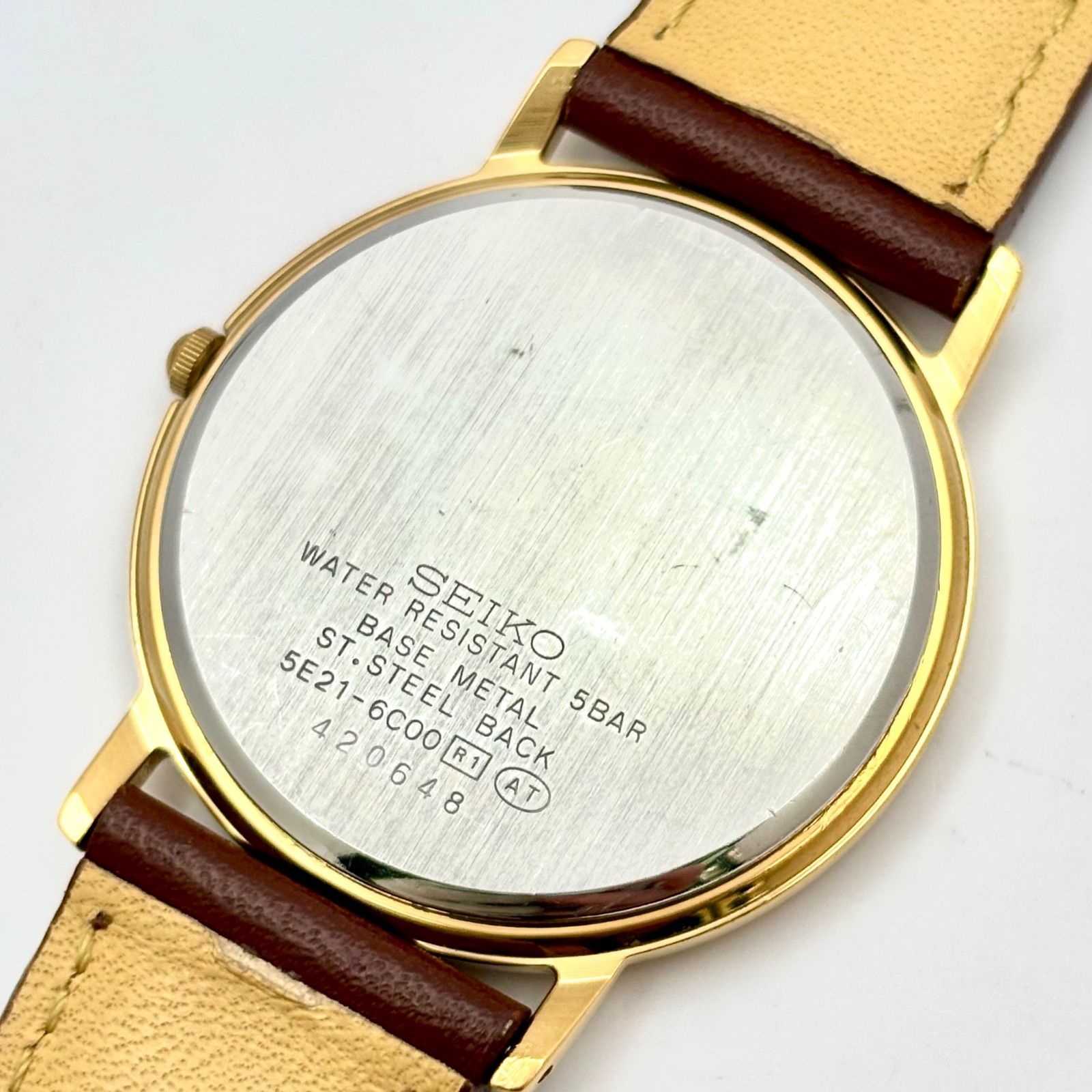 新品電池】SEIKO セイコー SPIRIT スピリット メンズ 腕時計 ゴールド