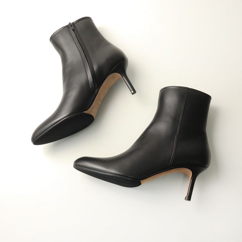 新品 未使用 ペリーコ PELLICO レザーサイドジップ ショートブーツ