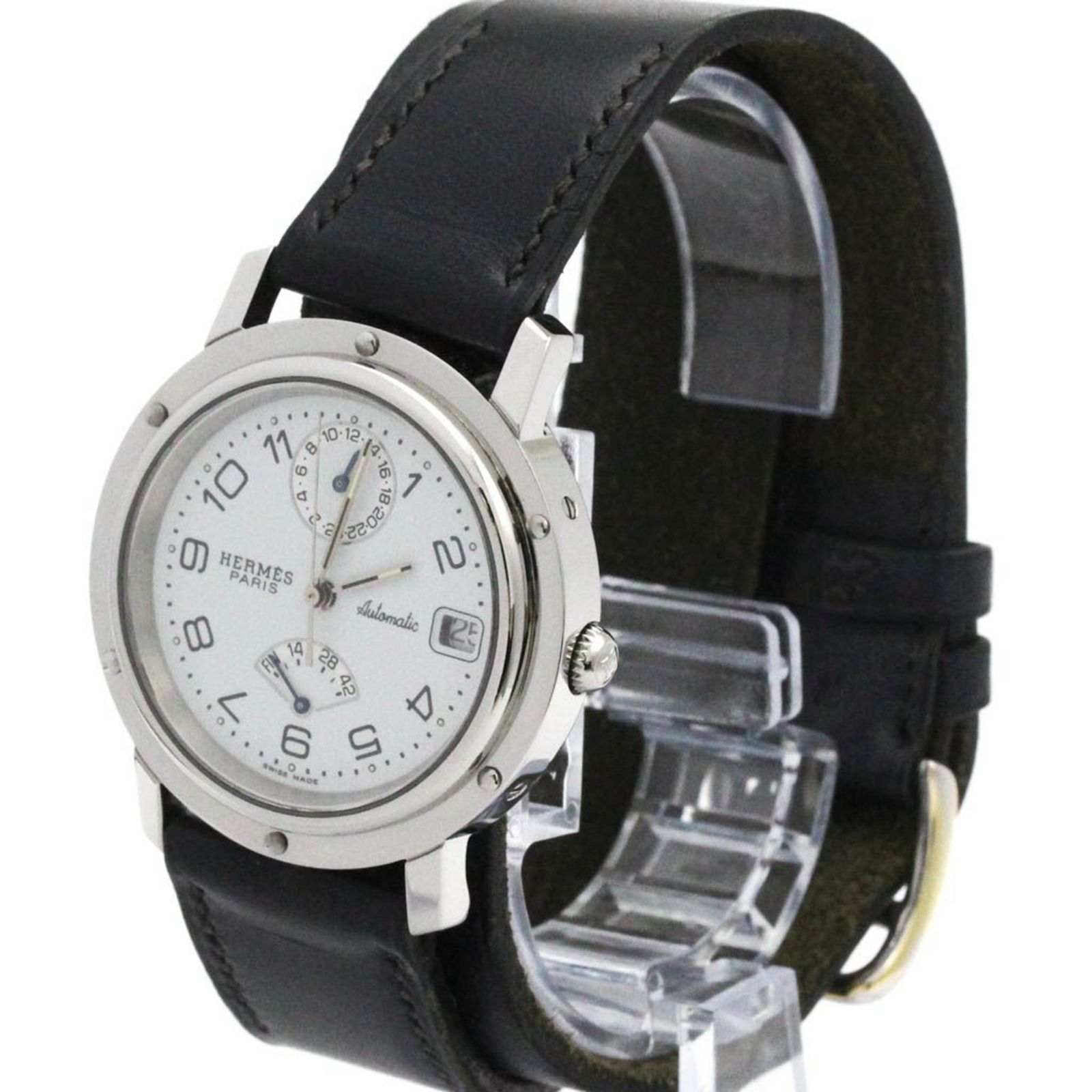 エルメス (HERMES) クリッパー パワーリザーブ ステンレススチール