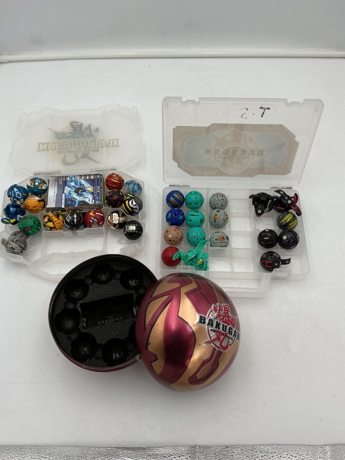 爆丸 バトルブローラーズ まとめ売り ケース2個 ボール多数 BAKUGAN