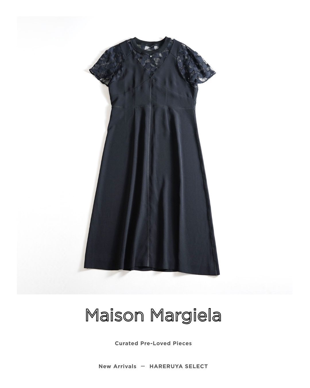 136t*美品 メゾンマルジェラ Maison Margiela レース切替 ロング