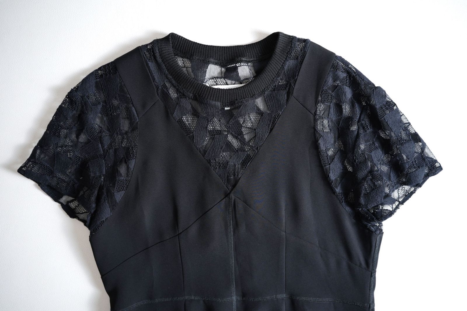 136t*美品 メゾンマルジェラ Maison Margiela レース切替 ロング 