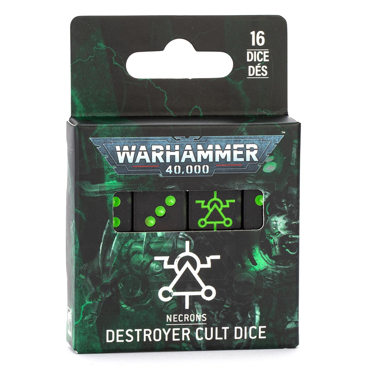 サプライ・アクセサリ・グッズ Warhammer 40,000 Necrons Dice ウォーハンマー 49-47 40k ネクロン デストロイヤー・カルト・ダイス