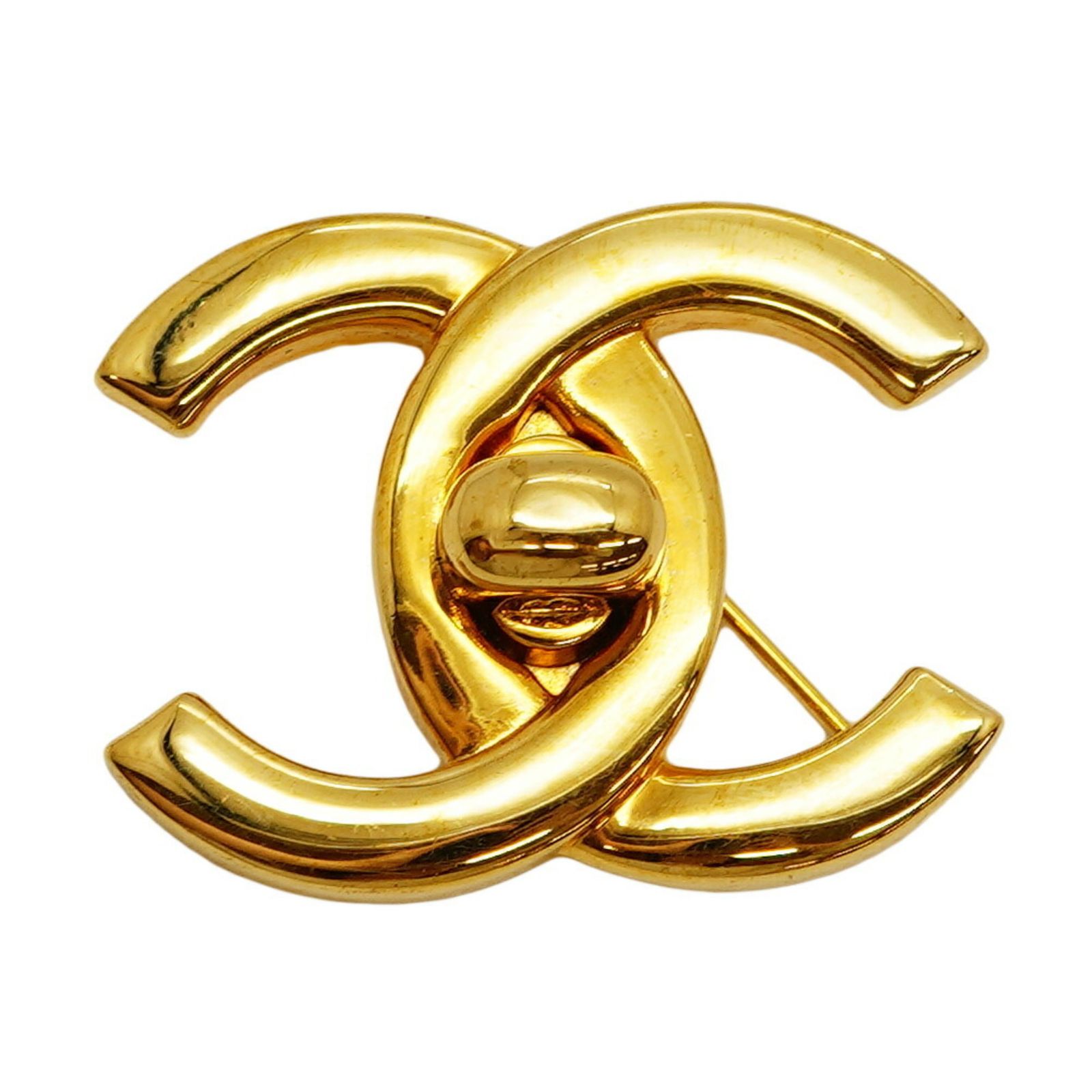 シャネル(Chanel) シャネル ブローチ ココマークメッキゴールドレディース シャネル(Chanel) シャネル ブローチ ココマーク ターンロック GP