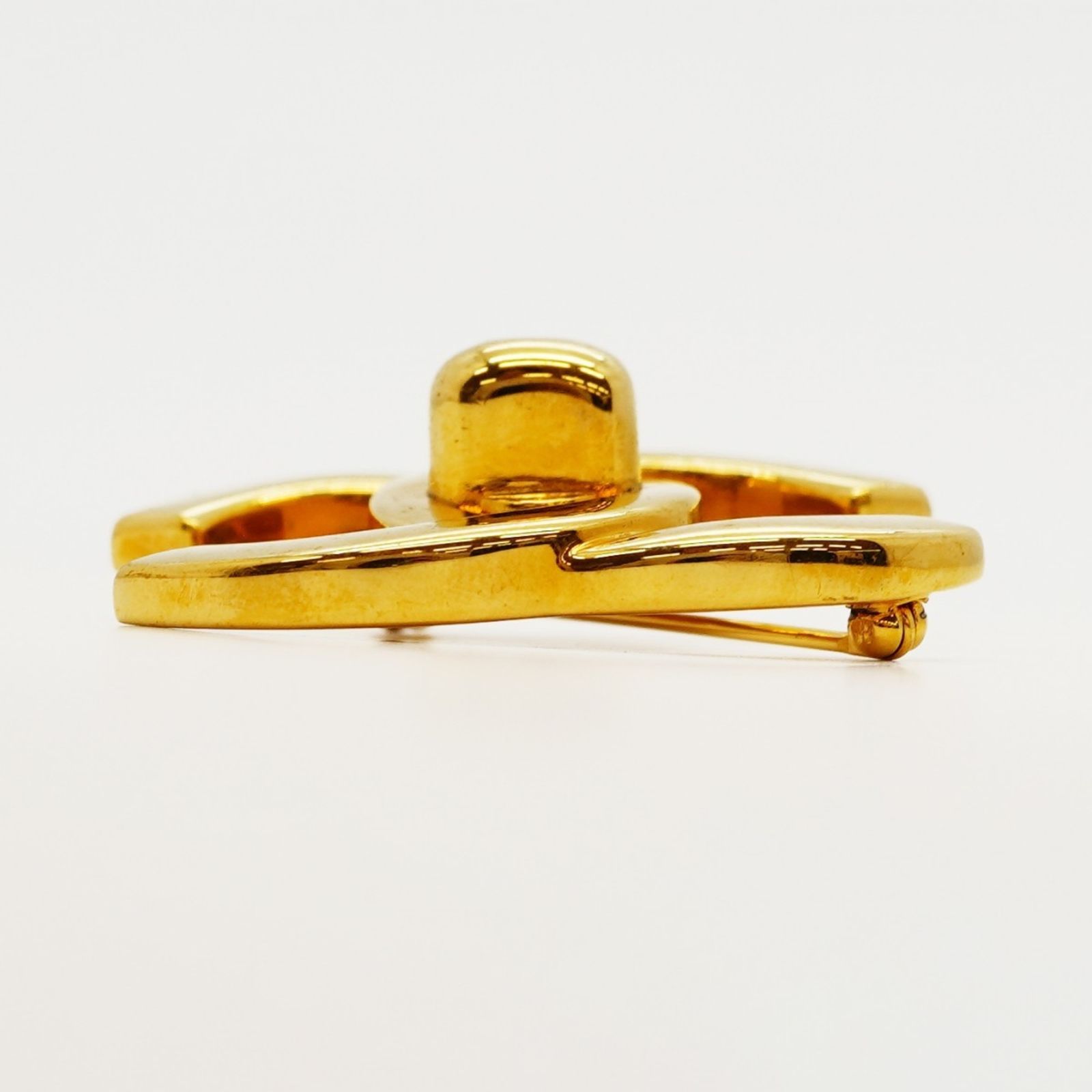 シャネル(Chanel) シャネル ブローチ ココマーク ターンロック GP