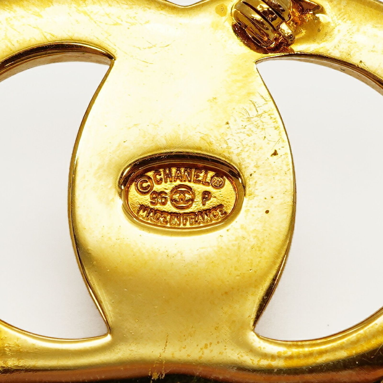 シャネル(Chanel) シャネル ブローチ ココマーク ターンロック GP