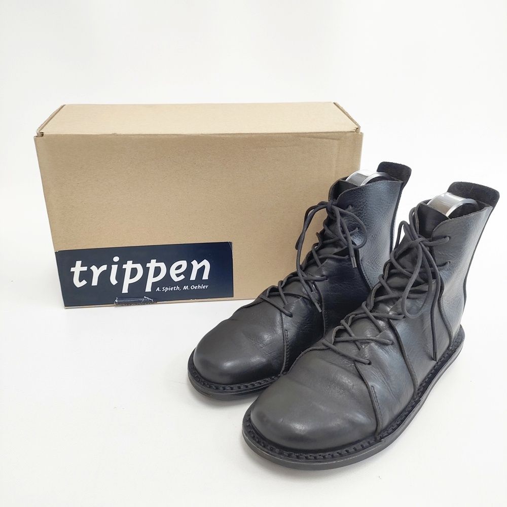trippen Nomad ノマド レザーブーツ サイズ39 レースアップ ブーツ