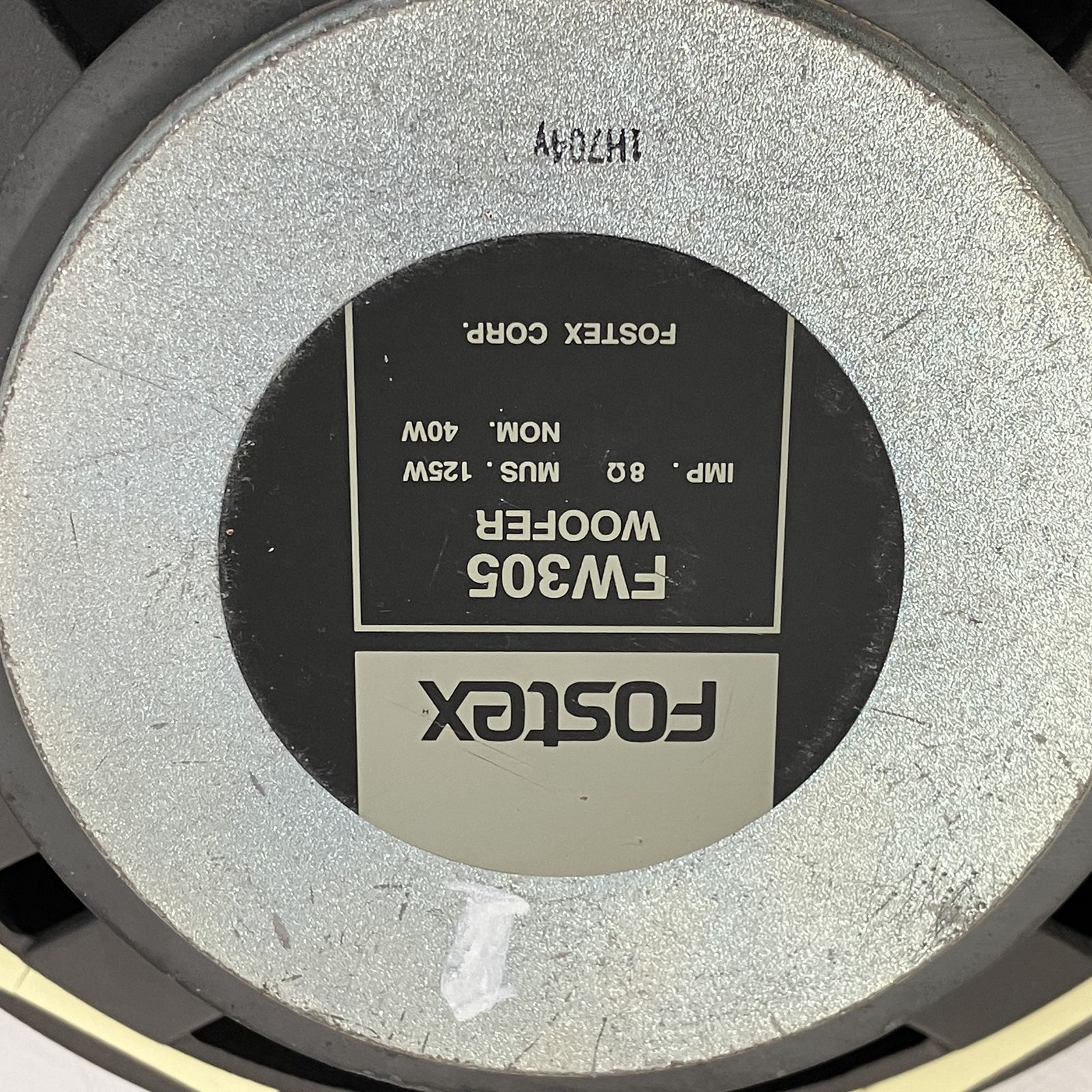 FOSTEX FW305 ペア ウーファー ユニット 音響機材 中古 美品 T10743335