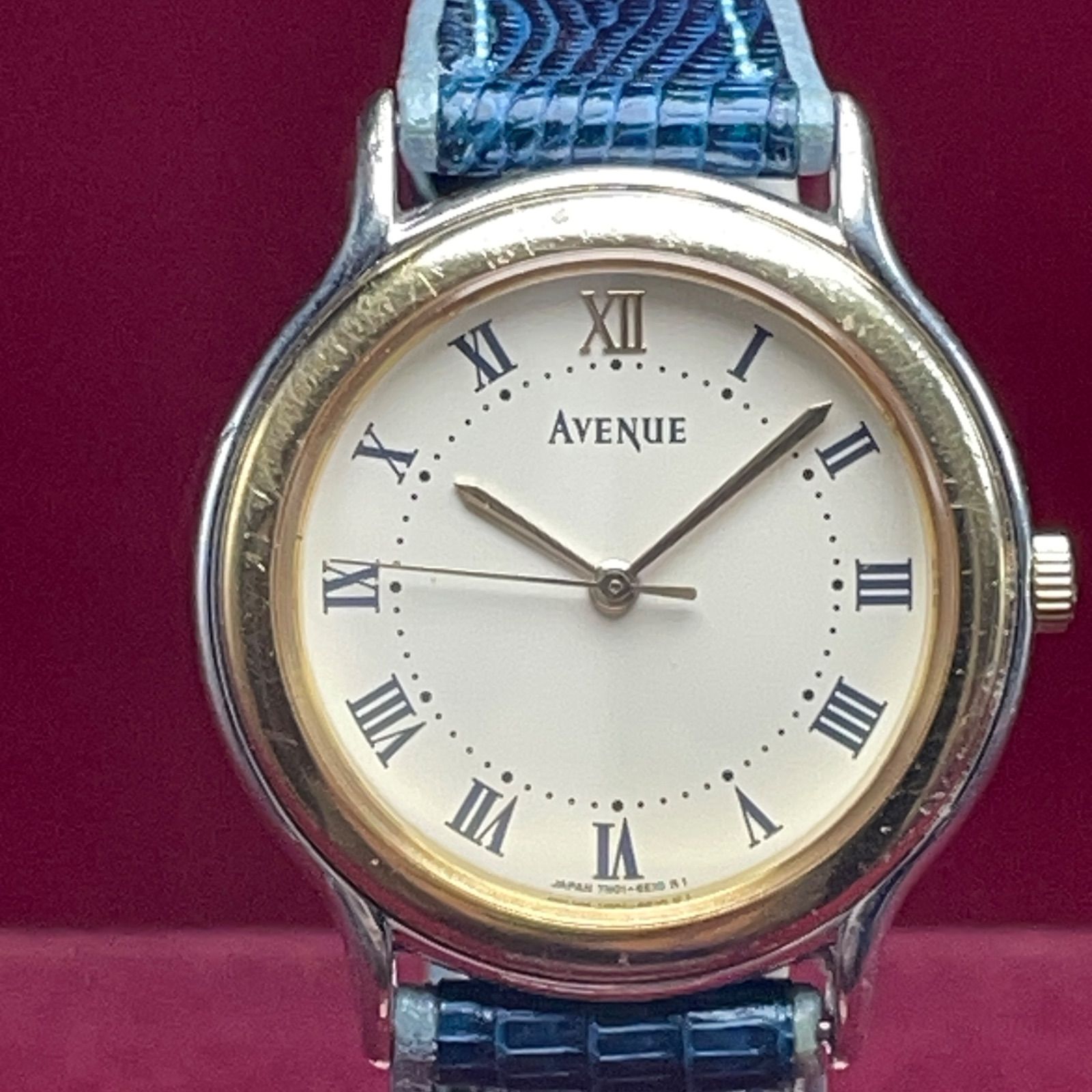 1991年製 SEIKO セイコー AVENUE クォーツ 電池交換済 腕時計