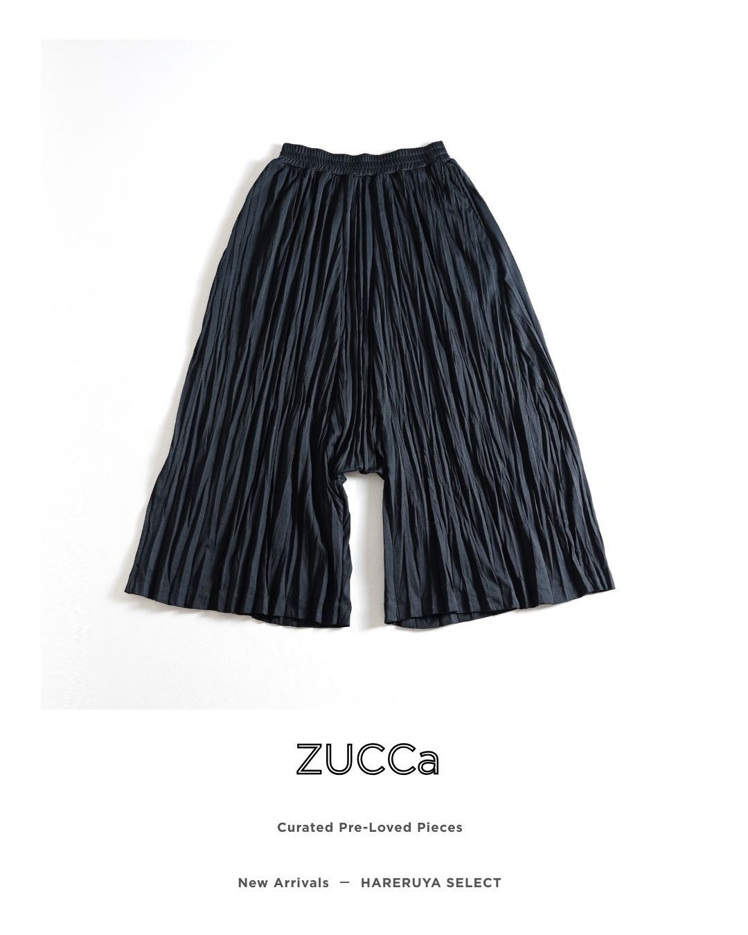 137t*美品 ZUCCa ズッカ ライトPEワッシャー パンツ M ブラック - メルカリ