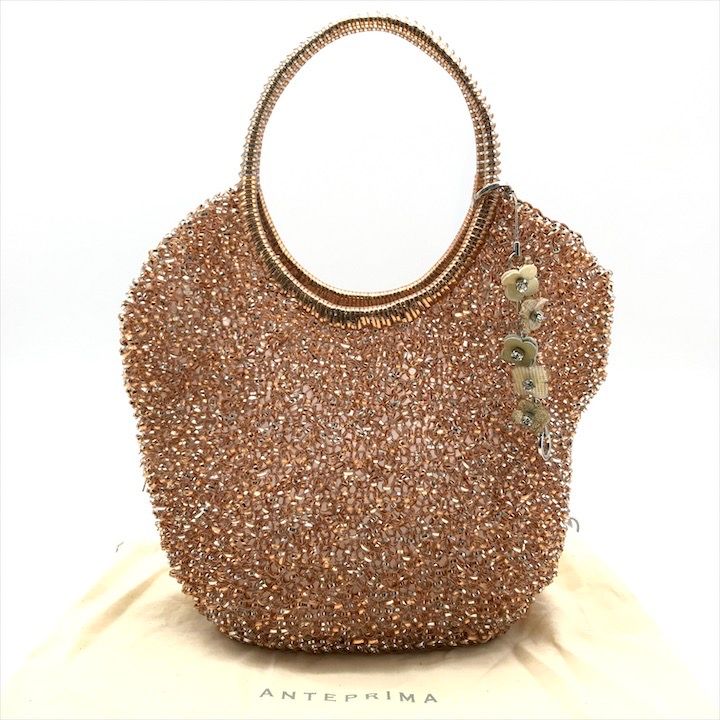 美品 ANTEPRIMA アンテプリマ フラワー ワイヤー ハンド トート バッグ