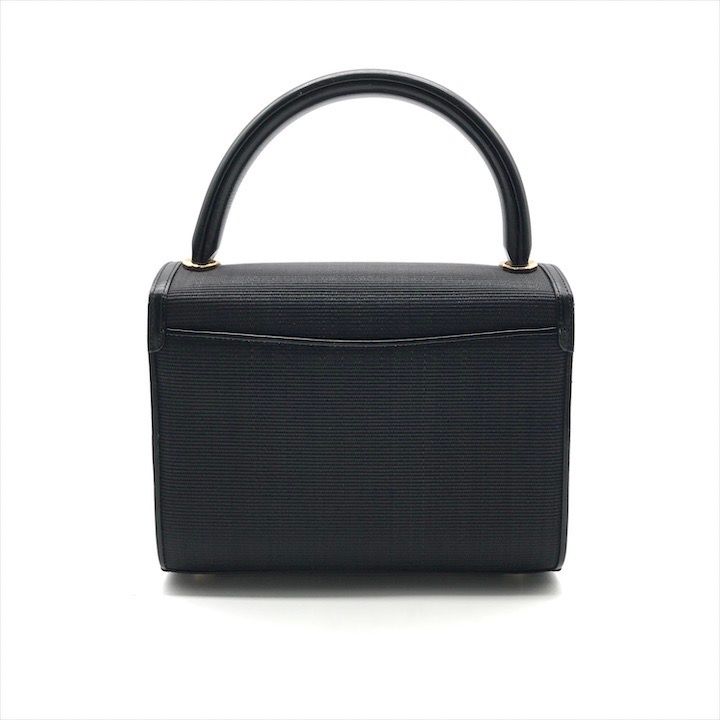 美品 COMTESS コンテス ホースヘア レザー ハンド バッグ トップ