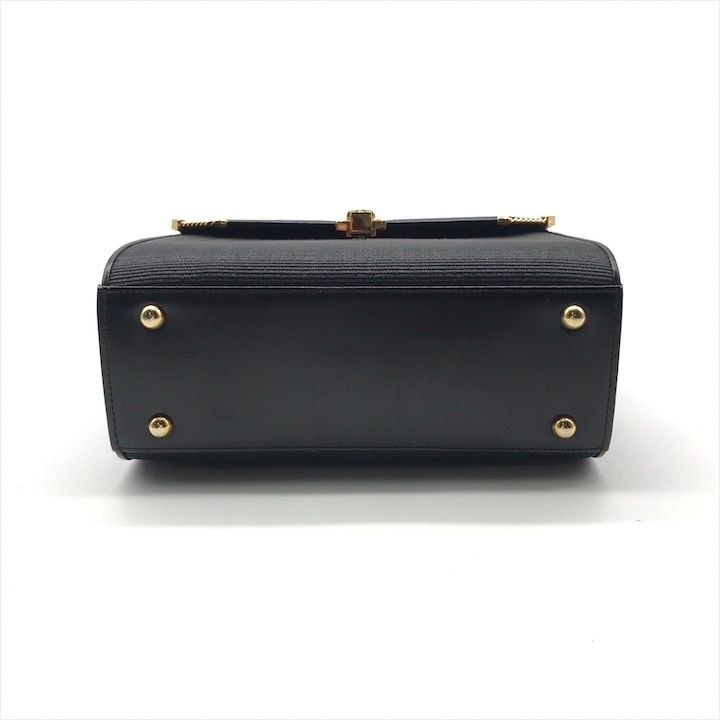 美品 COMTESS コンテス ホースヘア レザー ハンド バッグ トップ