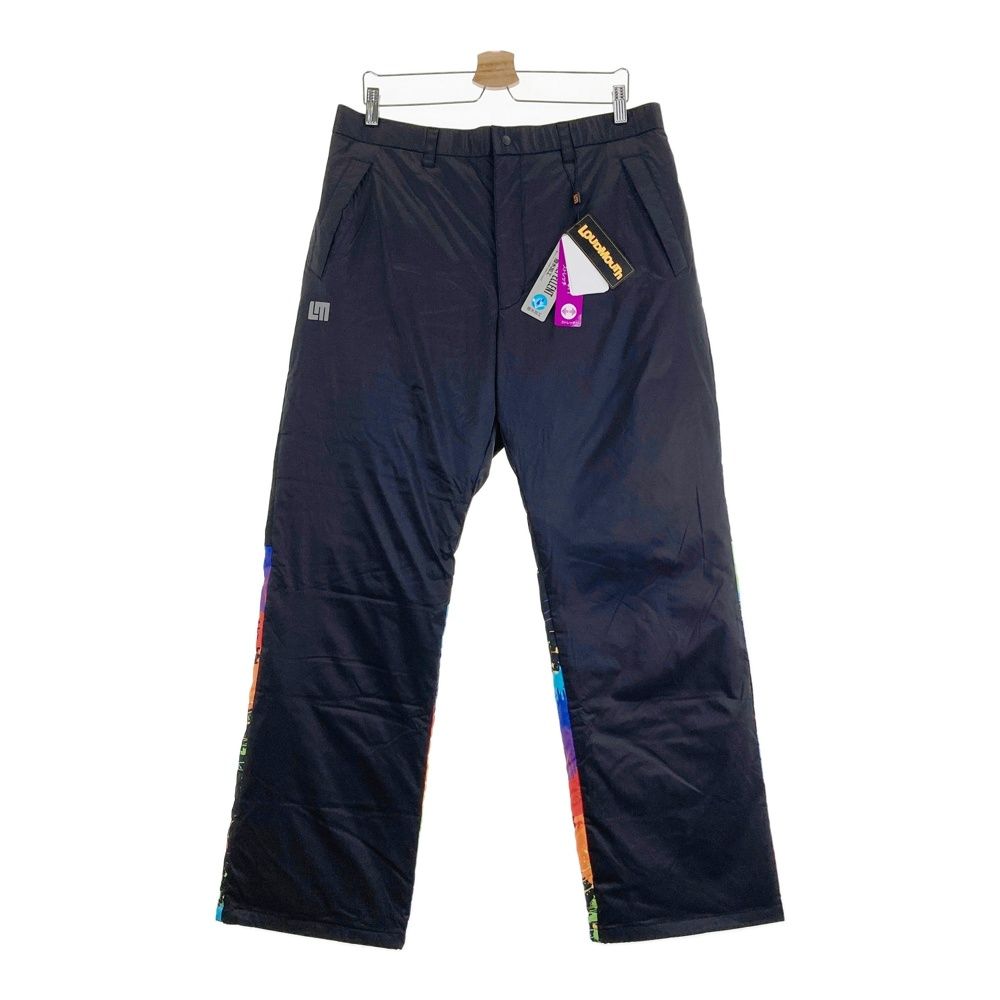 サイズ：XL LOUD MOUTH ラウドマウス ×SEVEN2 ダウンパンツ ペイントボール ブラック系 [240101619564] ゴルフウェア メンズ ストスト