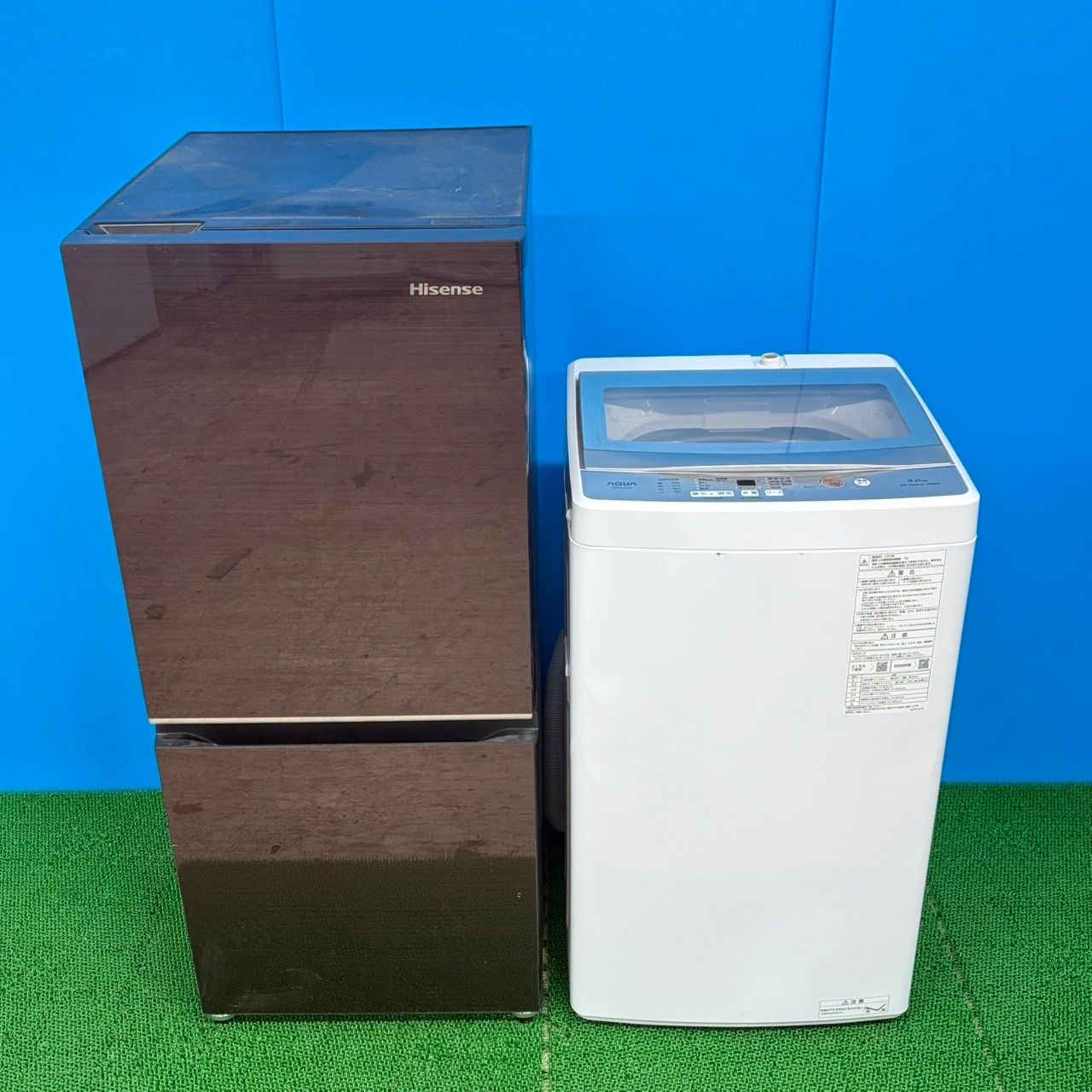 692 一人暮らし用 冷蔵庫 洗濯機 セット ガラストップ 小型 一人暮らし