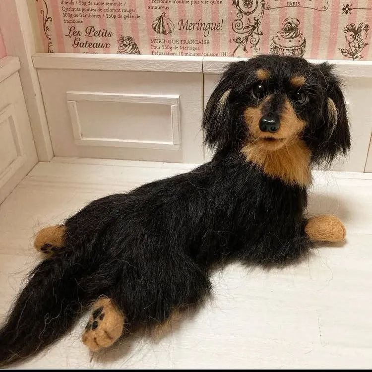 羊毛フェルトオーダー 羊毛フェルト犬 【公式通販】