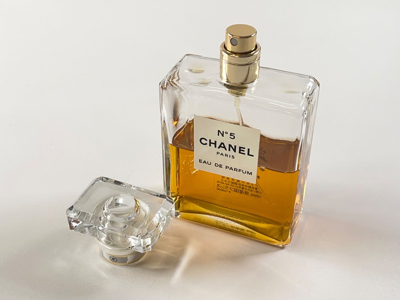 【未使用★箱付き】シャネル NO5オードパルファム 100ml ☆残量約6割 CHANEL シャネル N°5 ナンバー5 オードゥ パルファム