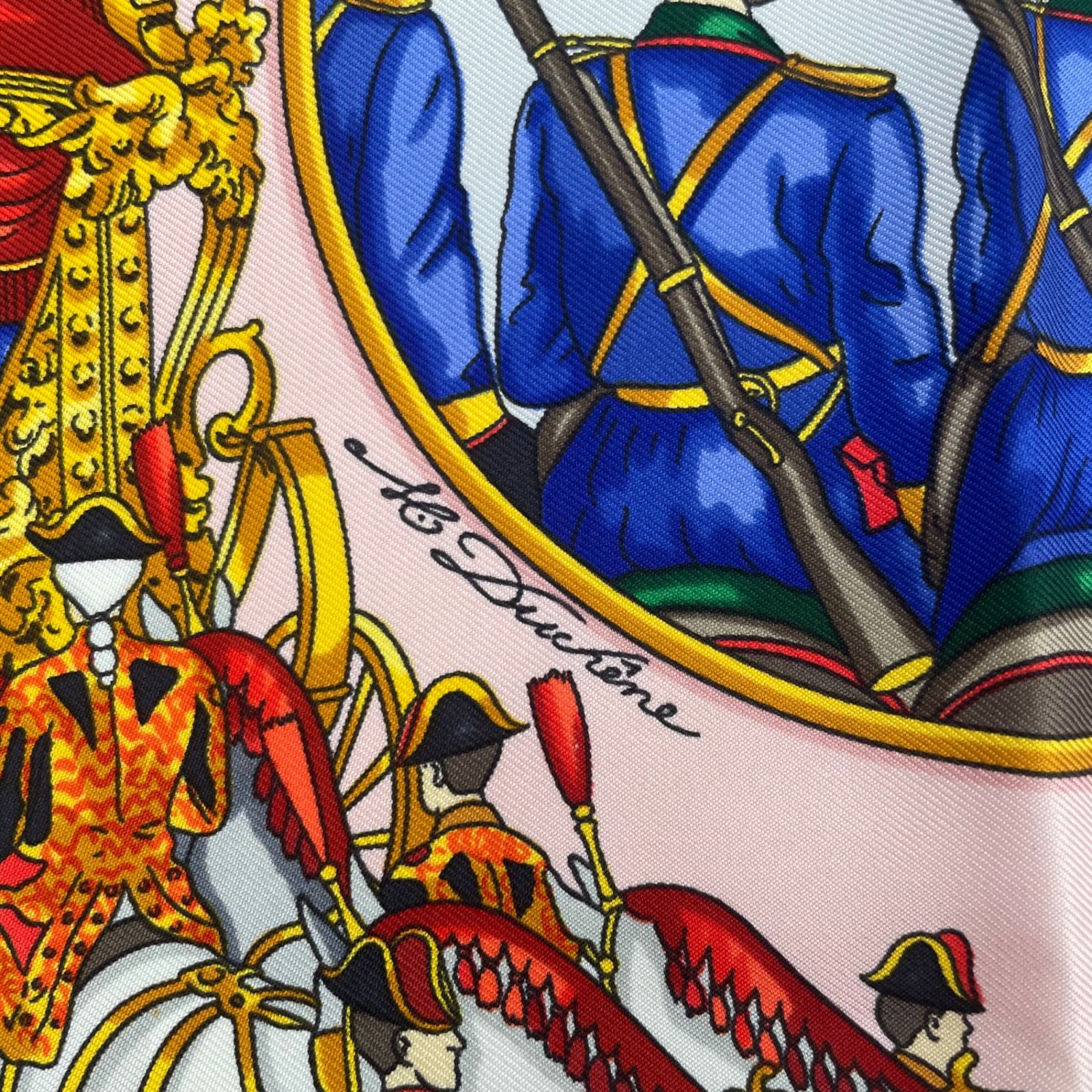 美品 HERMES エルメス スカーフ シルク カレ90 GRAND CORTEGE A MOSCOU