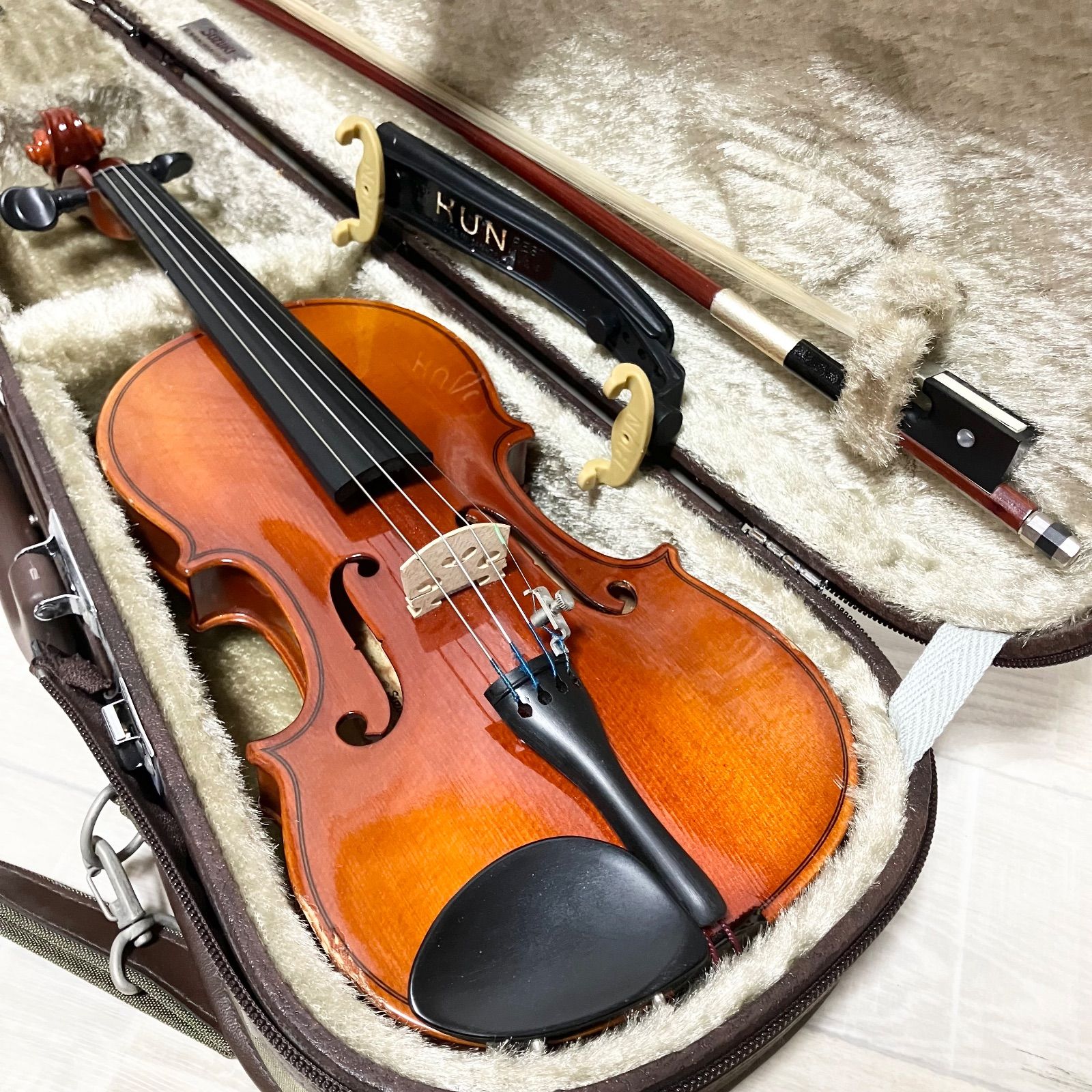 中古良音】SUZUKI NO200 1/8 anno2006 バイオリン SUZUKI純正弓&ハード
