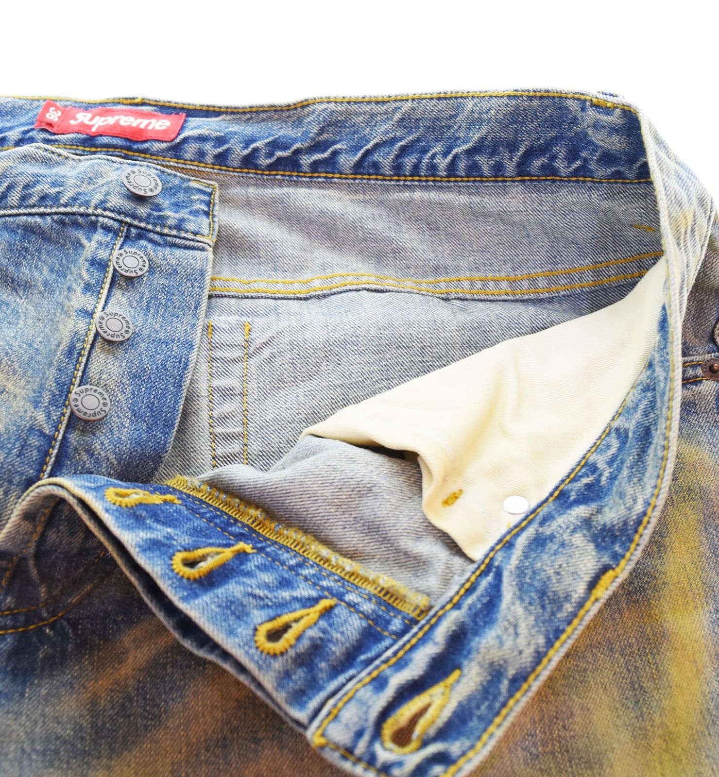 シュプリーム SUPREME 25FW Regular Jean Dirty Indigo デニムパンツ 
