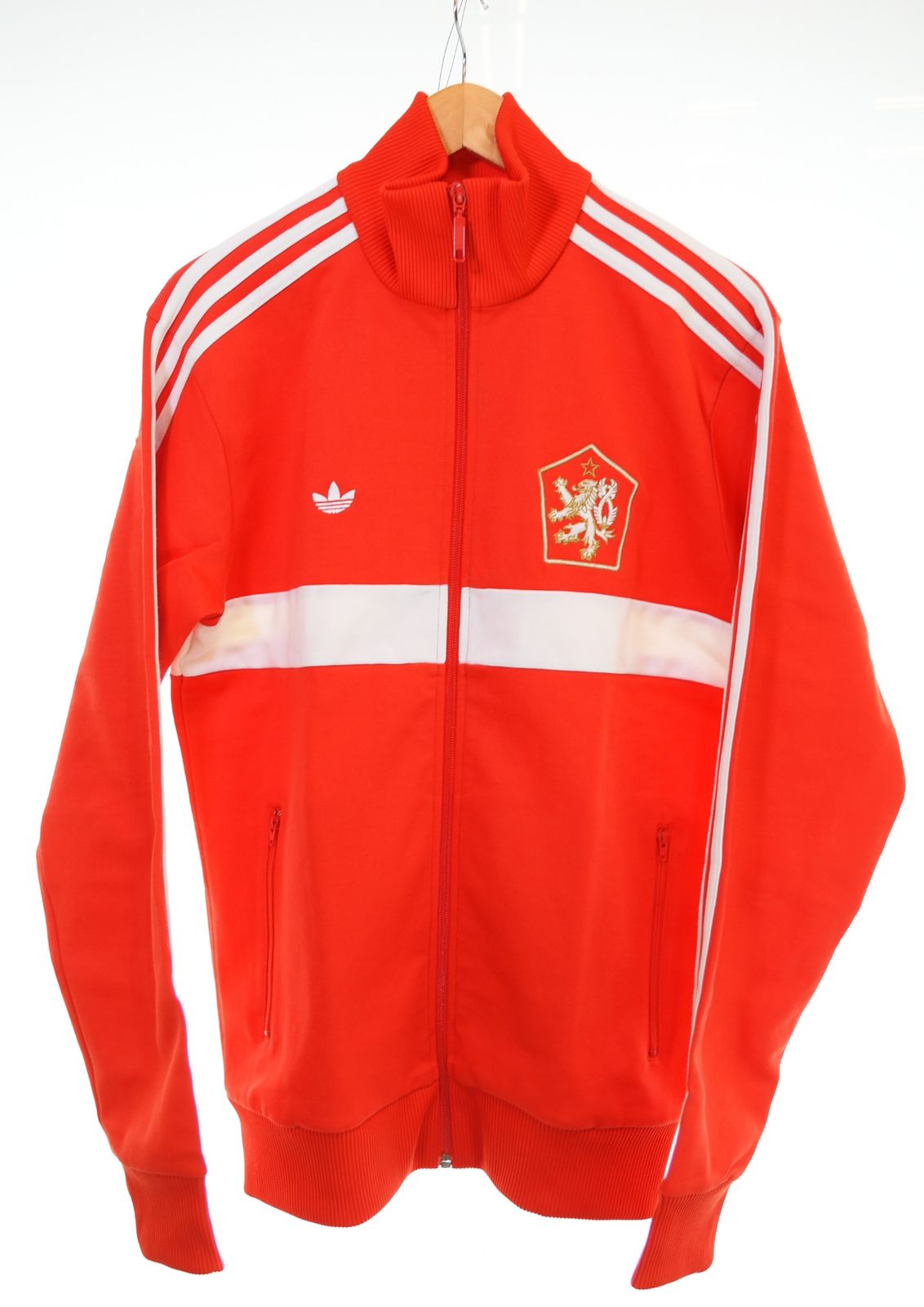 アディダス adidas 90s 刺繍トレファイル チェコ代表 ラックジャケット