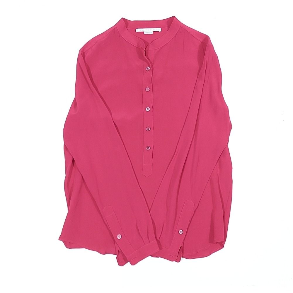 美品 STELLA McCARTNEY ステラマッカートニー シルク100％ 長袖 シャツ