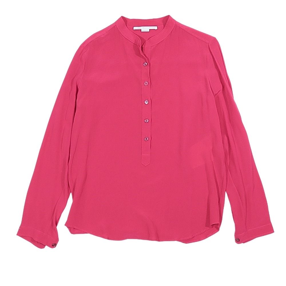 美品 STELLA McCARTNEY ステラマッカートニー シルク100％ 長袖 シャツ