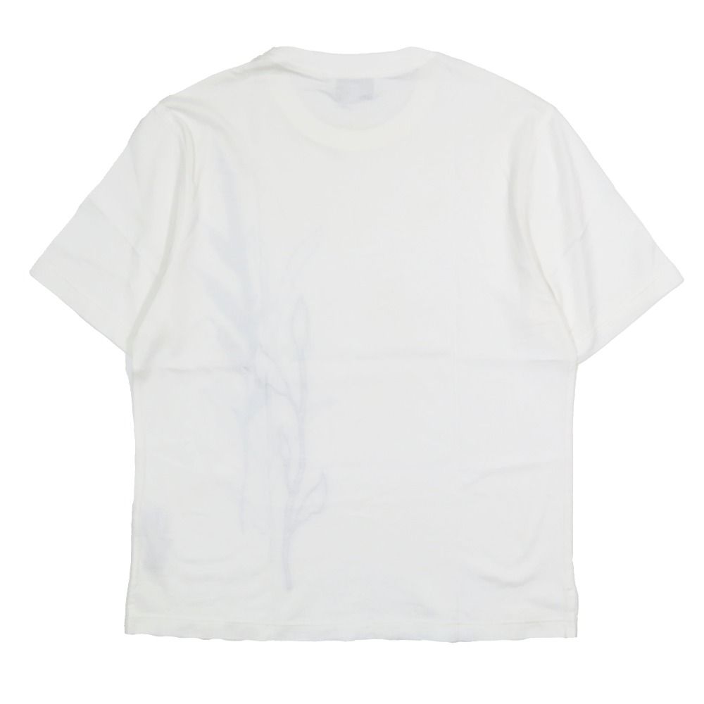 美品 HERMES エルメス 3D ハーバリウム プリント 刺繍 Tシャツ