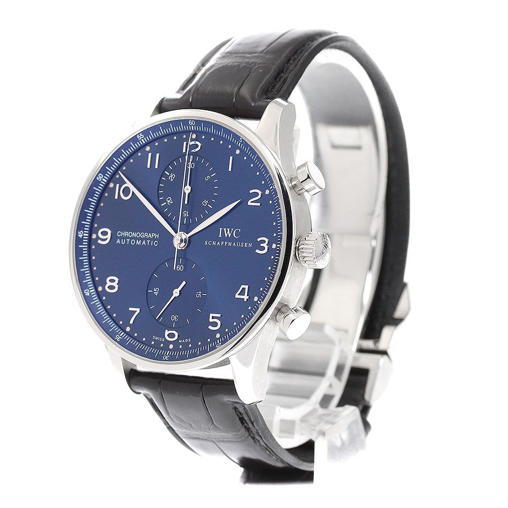 IWC IWC SCHAFFHAUSEN IW371491 ポルトギーゼ クロノグラフ 自動巻き メンズ 美品 箱・保証書付き_938523 IWC IWC SCHAFFHAUSEN IW371491 ポルトギーゼ クロノグラフ 自動巻き