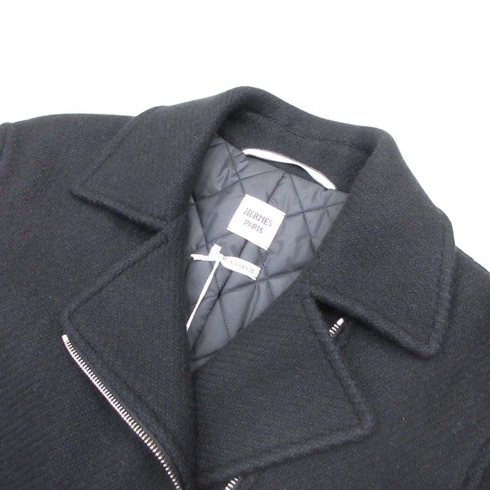 未使用 23aw HERMES エルメス カシミヤ ダブルライダース ジャケット